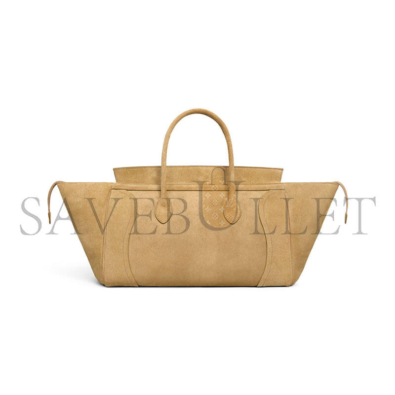 CELINE MEDIUM NEW LUGGAGE IN SUEDE CALFSKIN L100E2N22.02BG (36*22*16cm) CELINE MEDIUM NEW LUGGAGE IN SUEDE CALFSKIN L100E2N22.02BG (36*22*16cm)